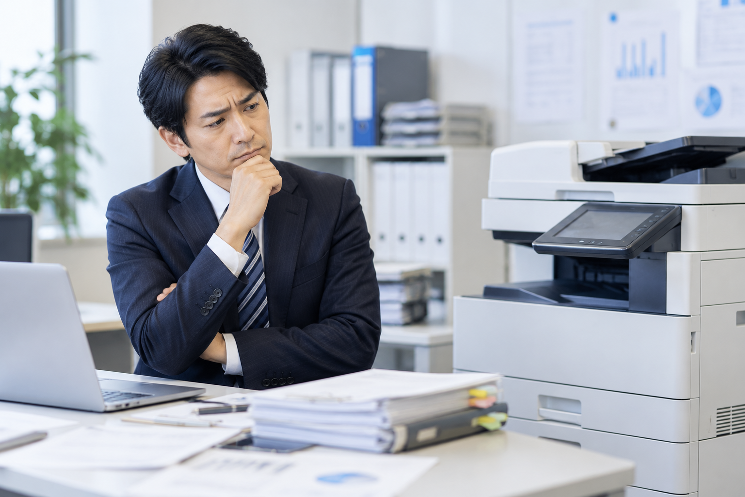 年末調整の繁忙期に起こりやすいコピー機・複合機の課題